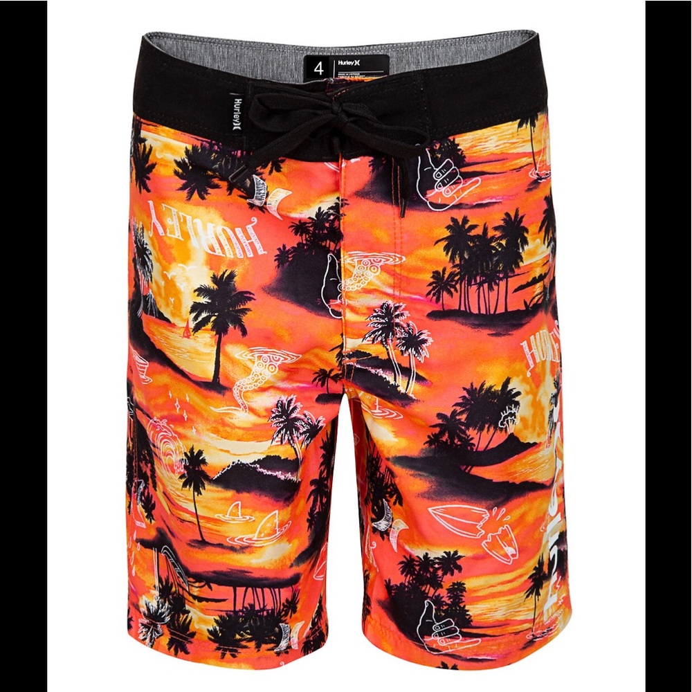 Little Boys Hurley board shorts / swim trunks.